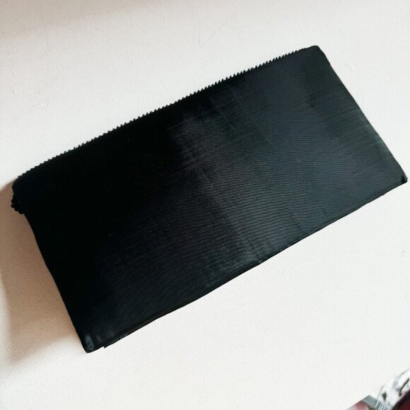 Vintage dark grey Blue beaded Sequin Embellished  Evening Clutch Crossbody - Picture 5 of 7